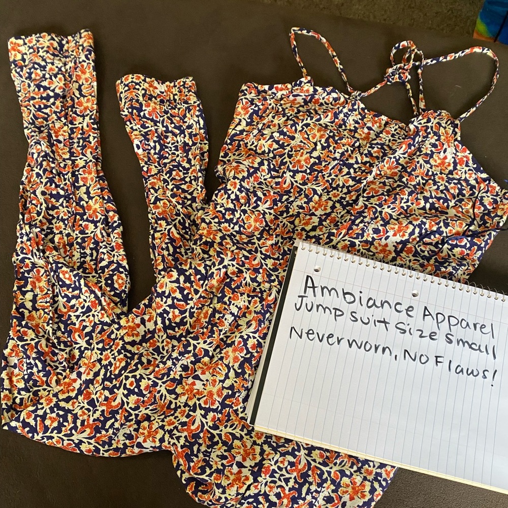 Ambiance apparel jumpsuit